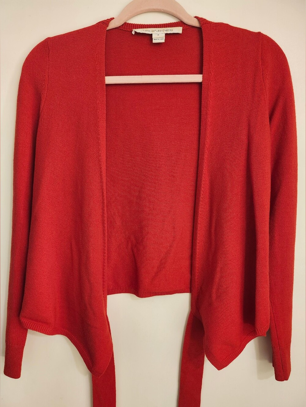 Diane Von Furstenberg Vintage Ballerina Wrap Sweater Top